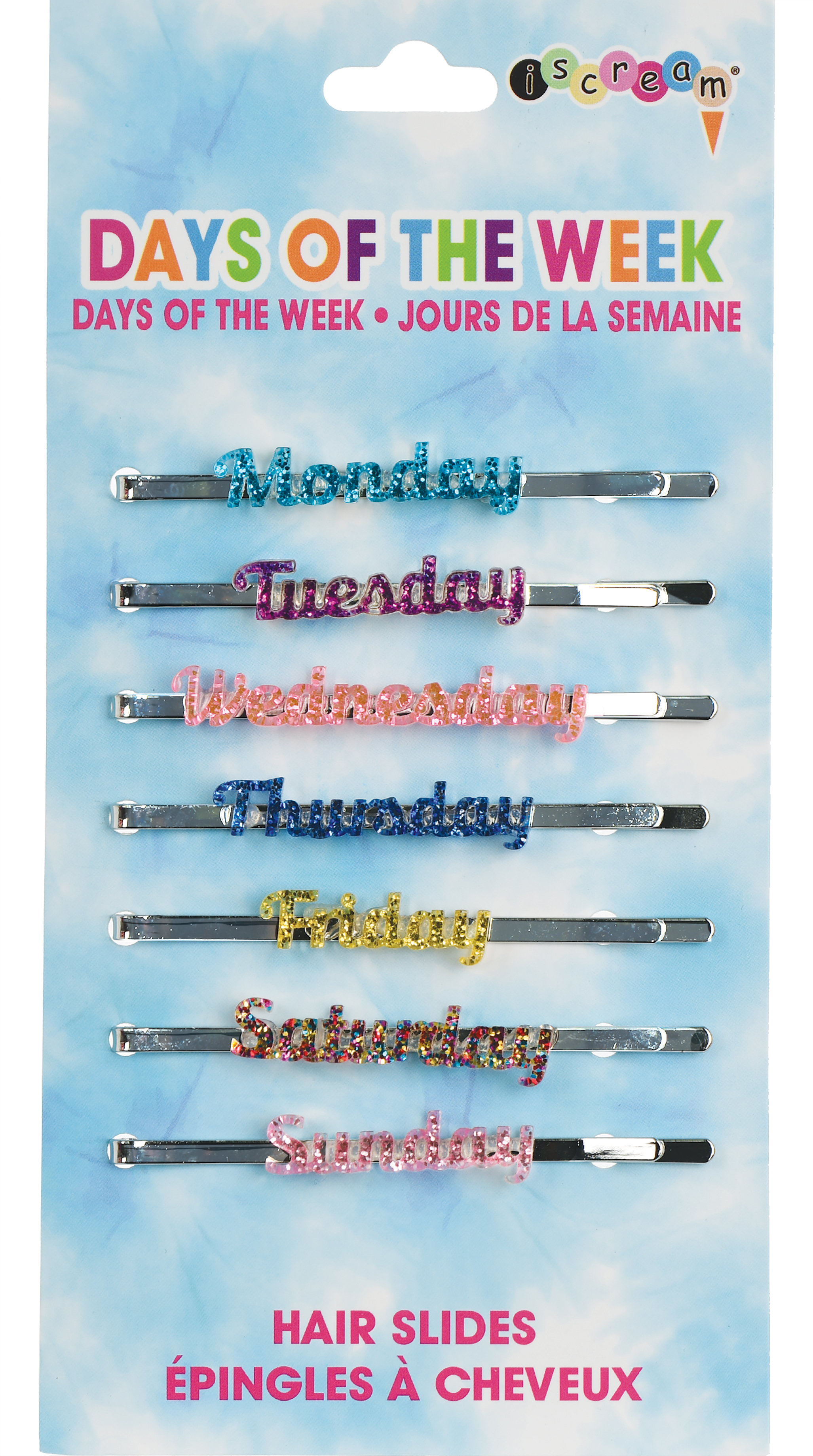 Picture of Days of the Week Hair Slides