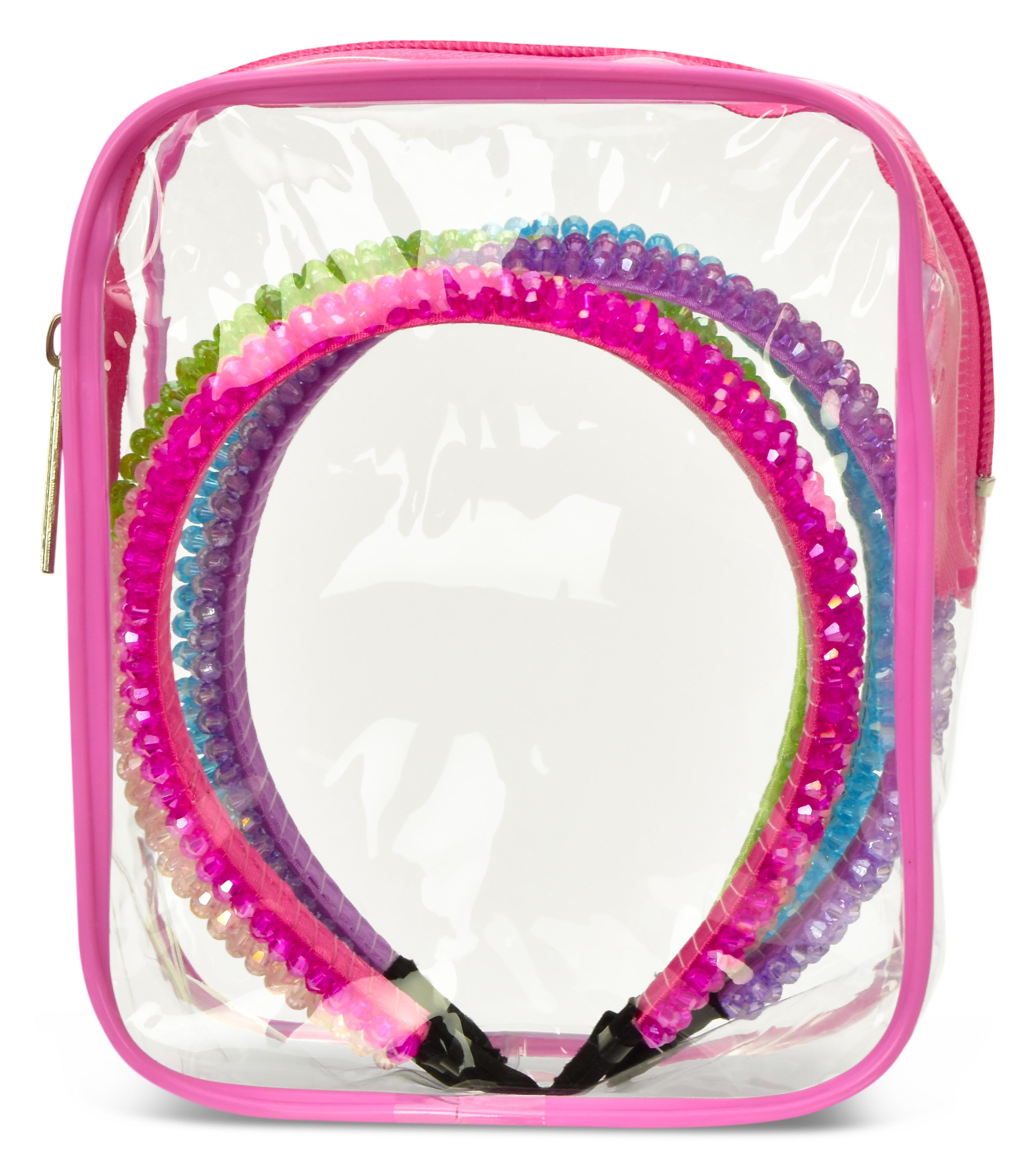Picture of 5 Pack Rhinestone Headbands in Reusable Pouch