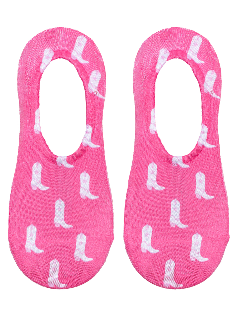 Picture of Pink Boots Liner Socks