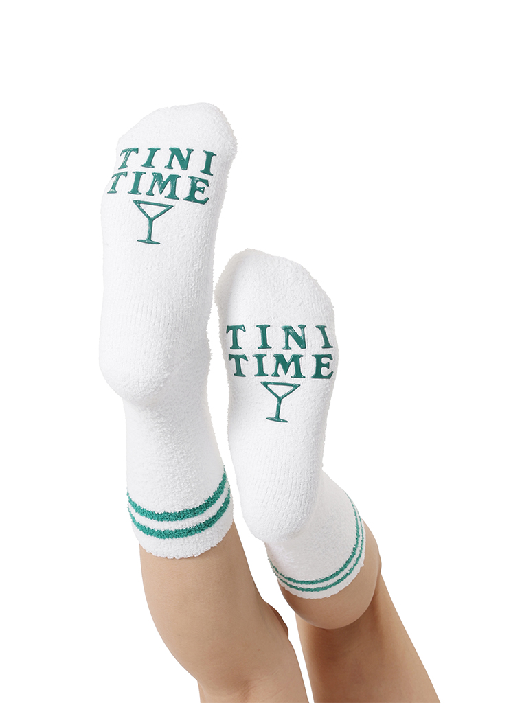 Picture of Tini Time Fuzzy Crew Socks
