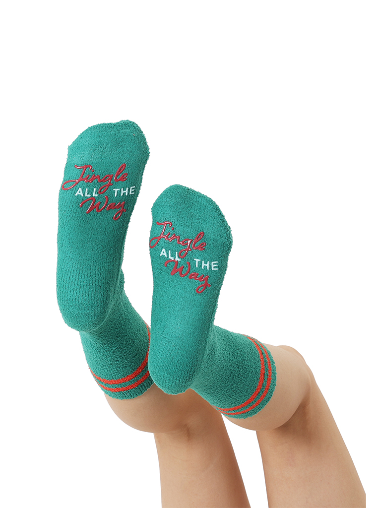 Picture of Jingle Fuzzy Crew Socks