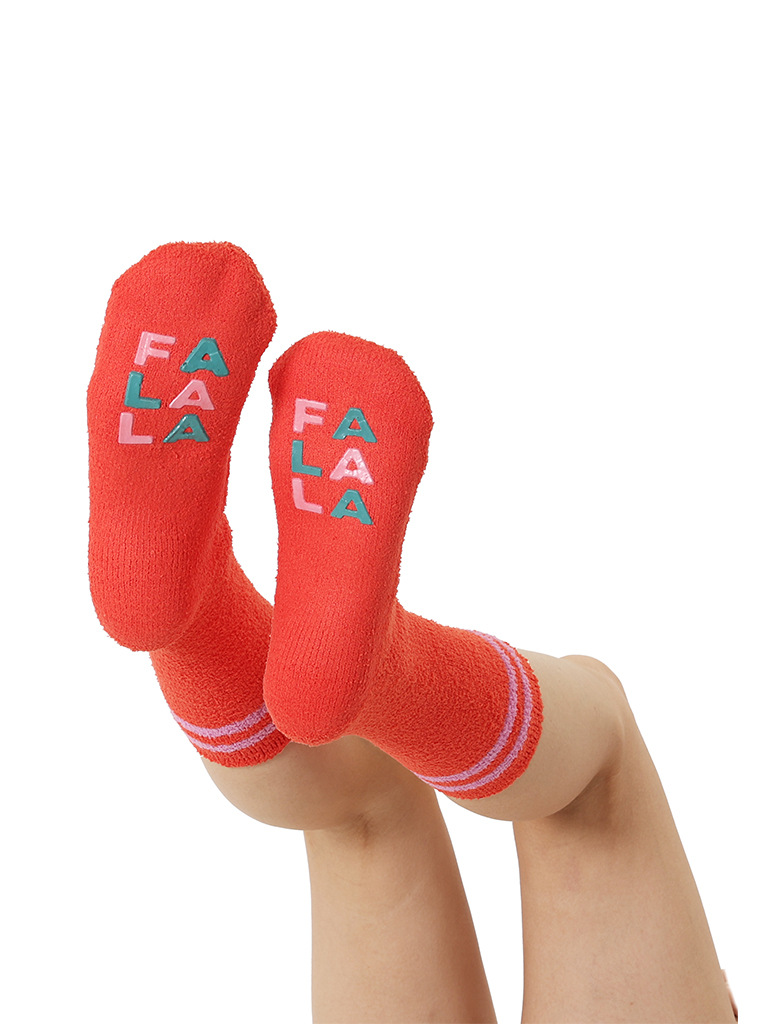 Picture of Fa La La Fuzzy Crew Socks