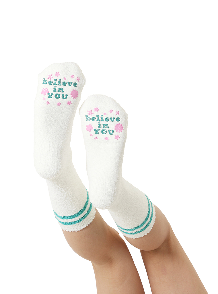 Picture of Believe Fuzzy Crew Socks