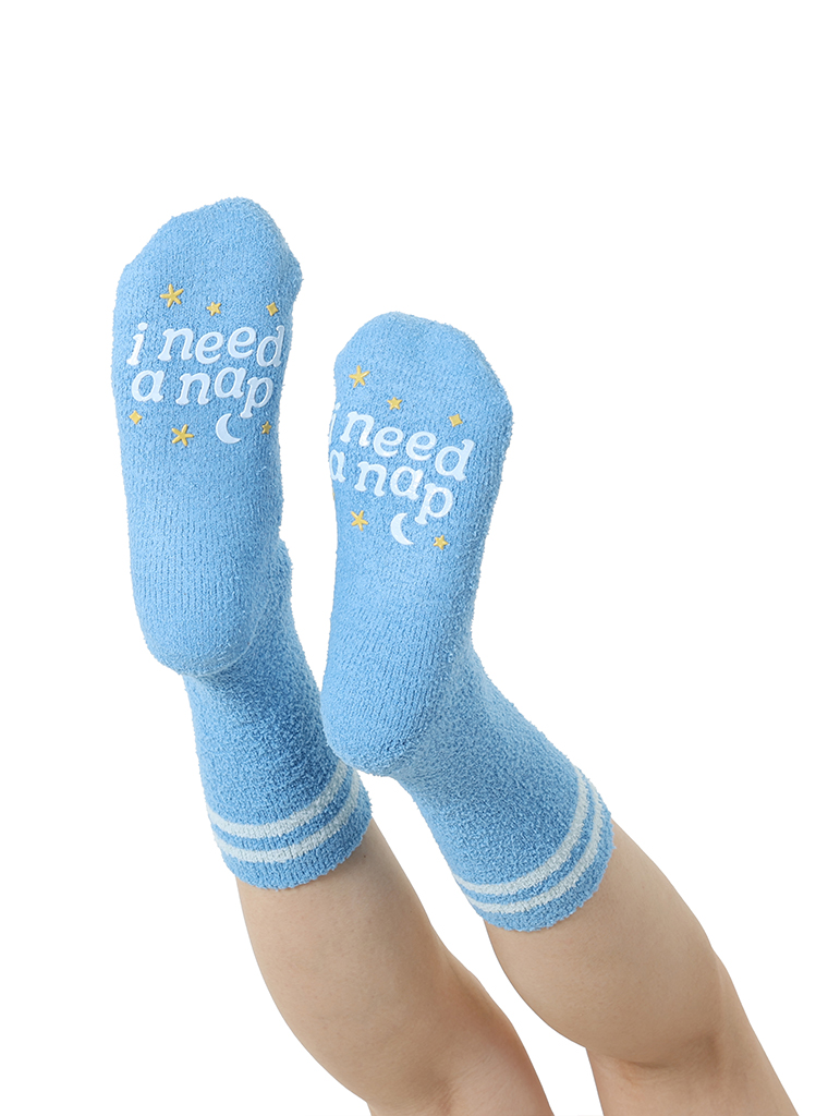 Picture of Nap Fuzzy Crew Socks