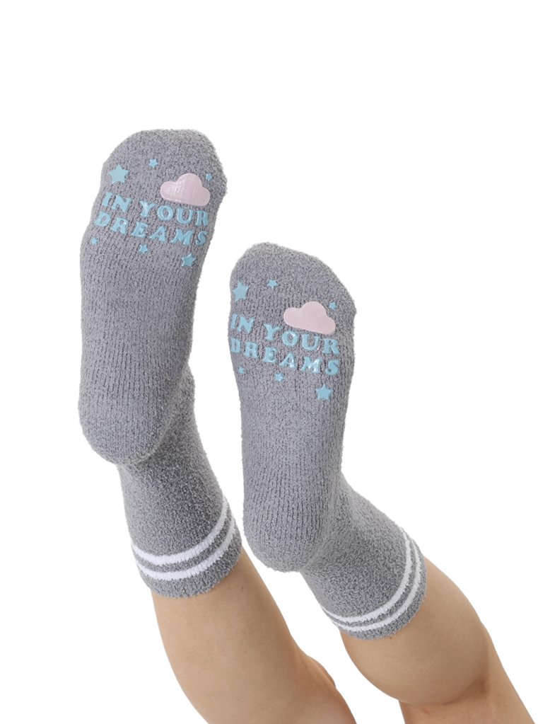 Picture of Dreams Fuzzy Crew Socks