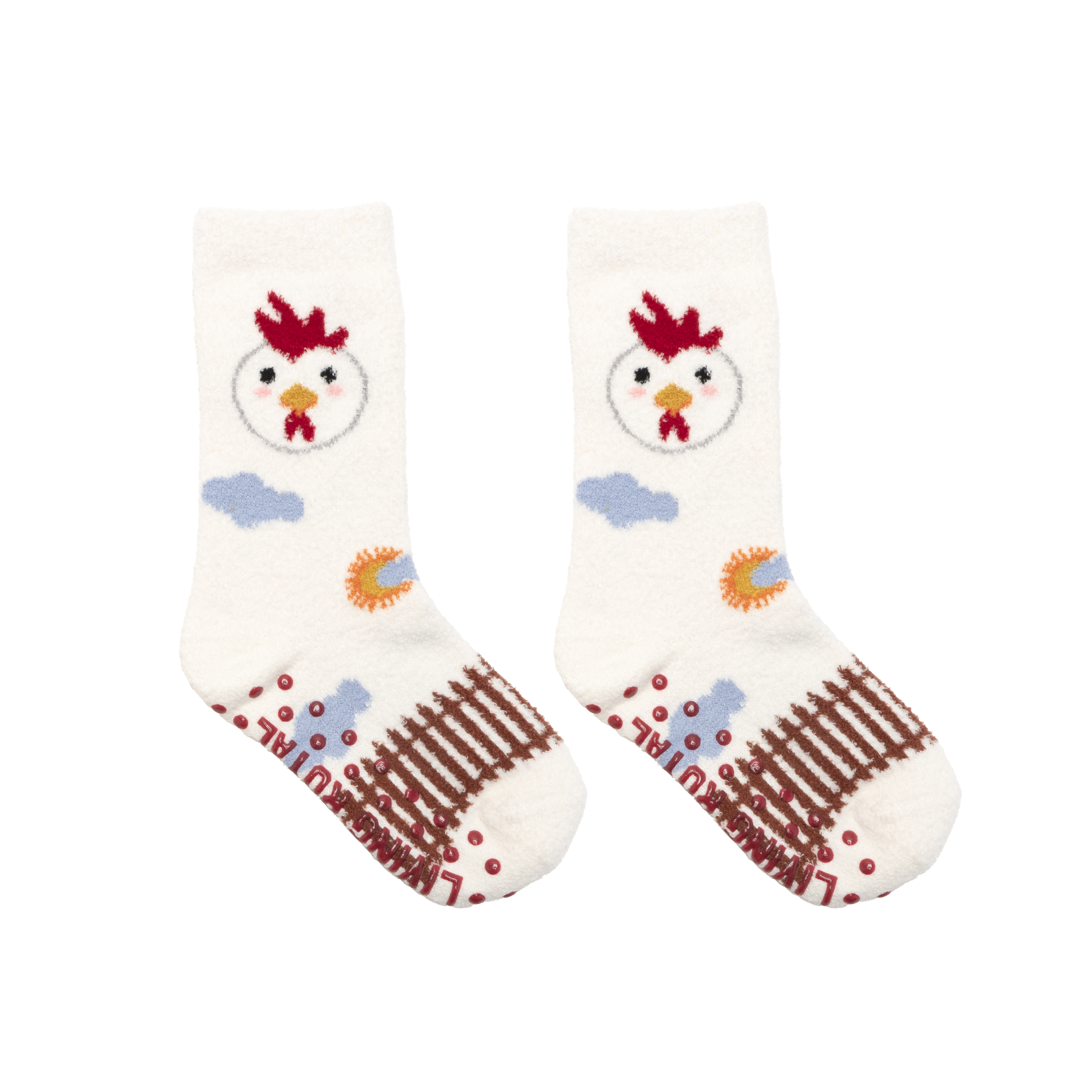 Picture of Chicken Kids Fuzzy Socks