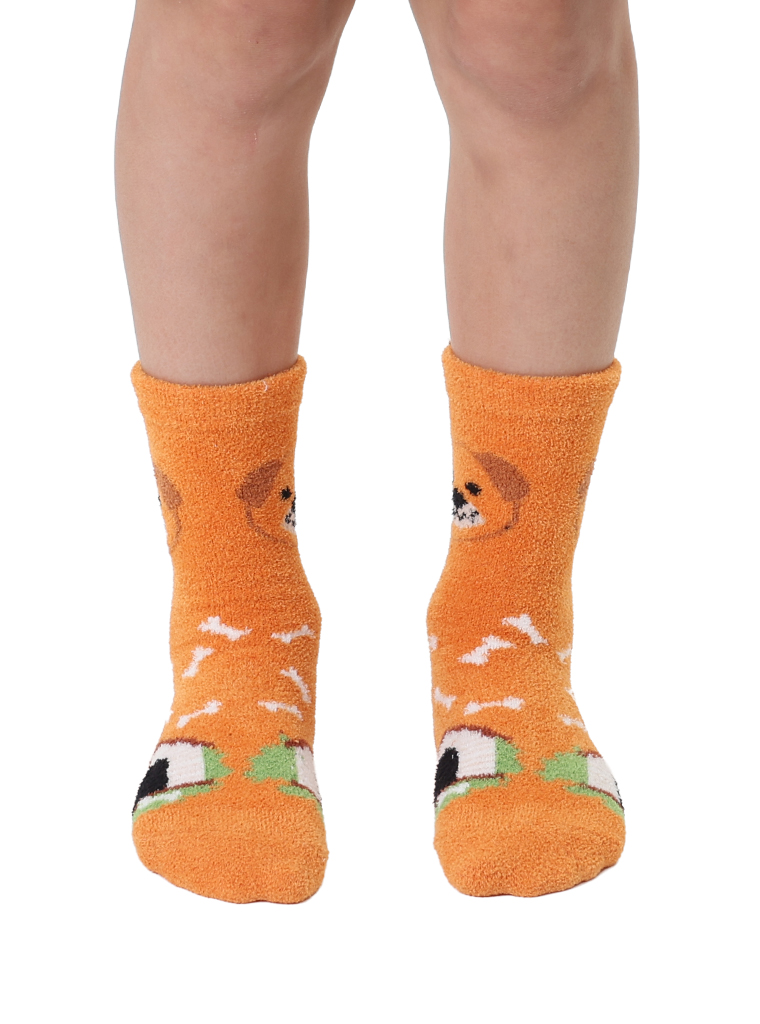 Picture of Dog Kids Fuzzy Socks