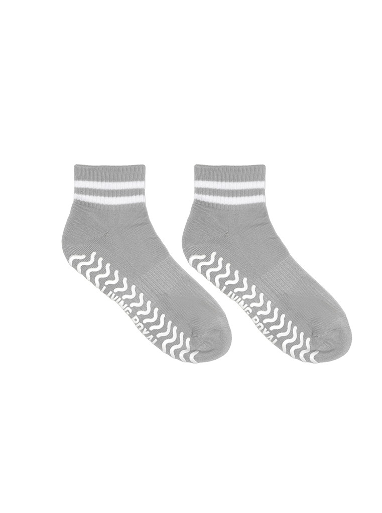 Picture of Grey Stripe Grip Socks