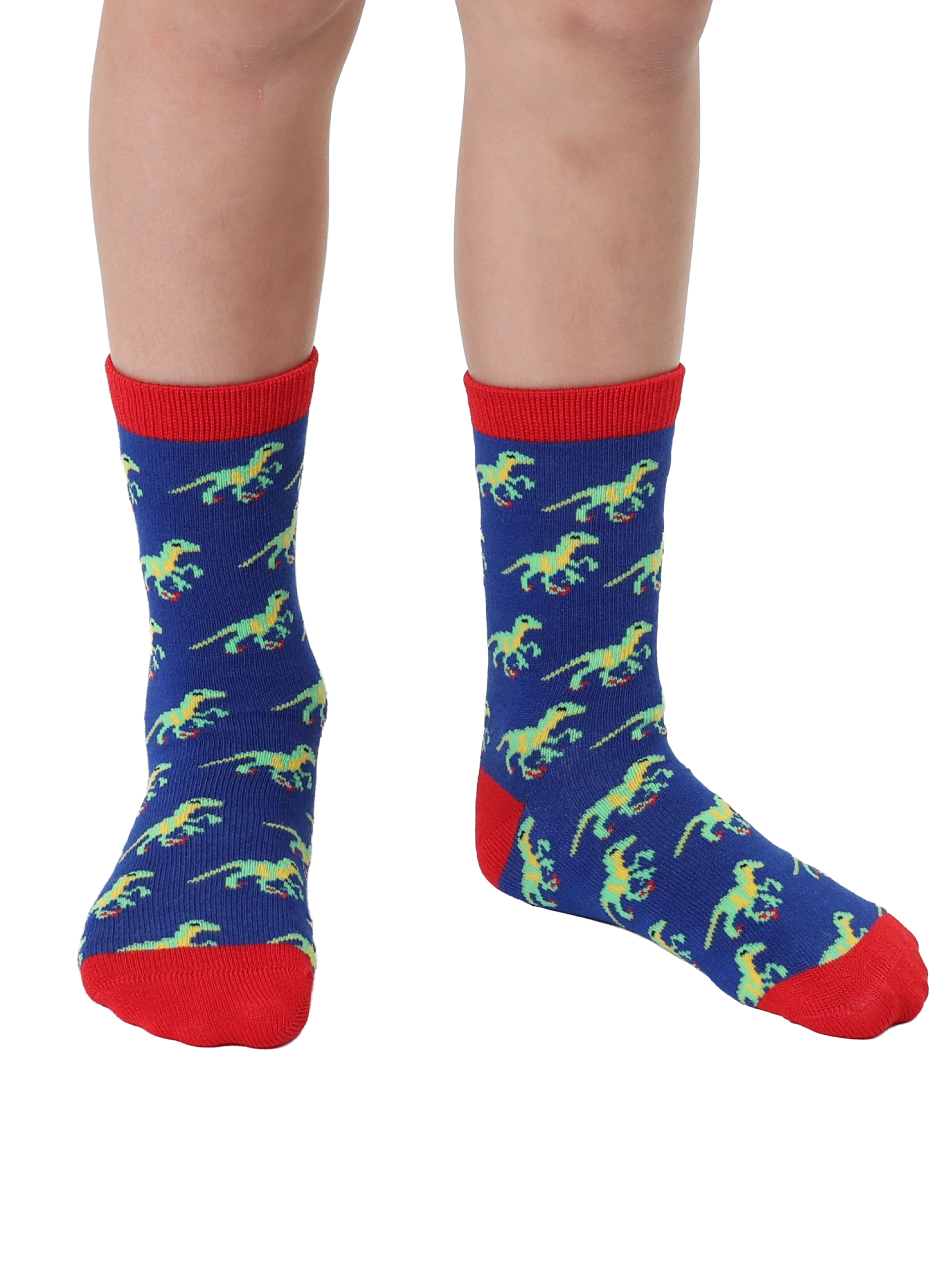 Picture of Dino Kids Bamboo Crew Socks