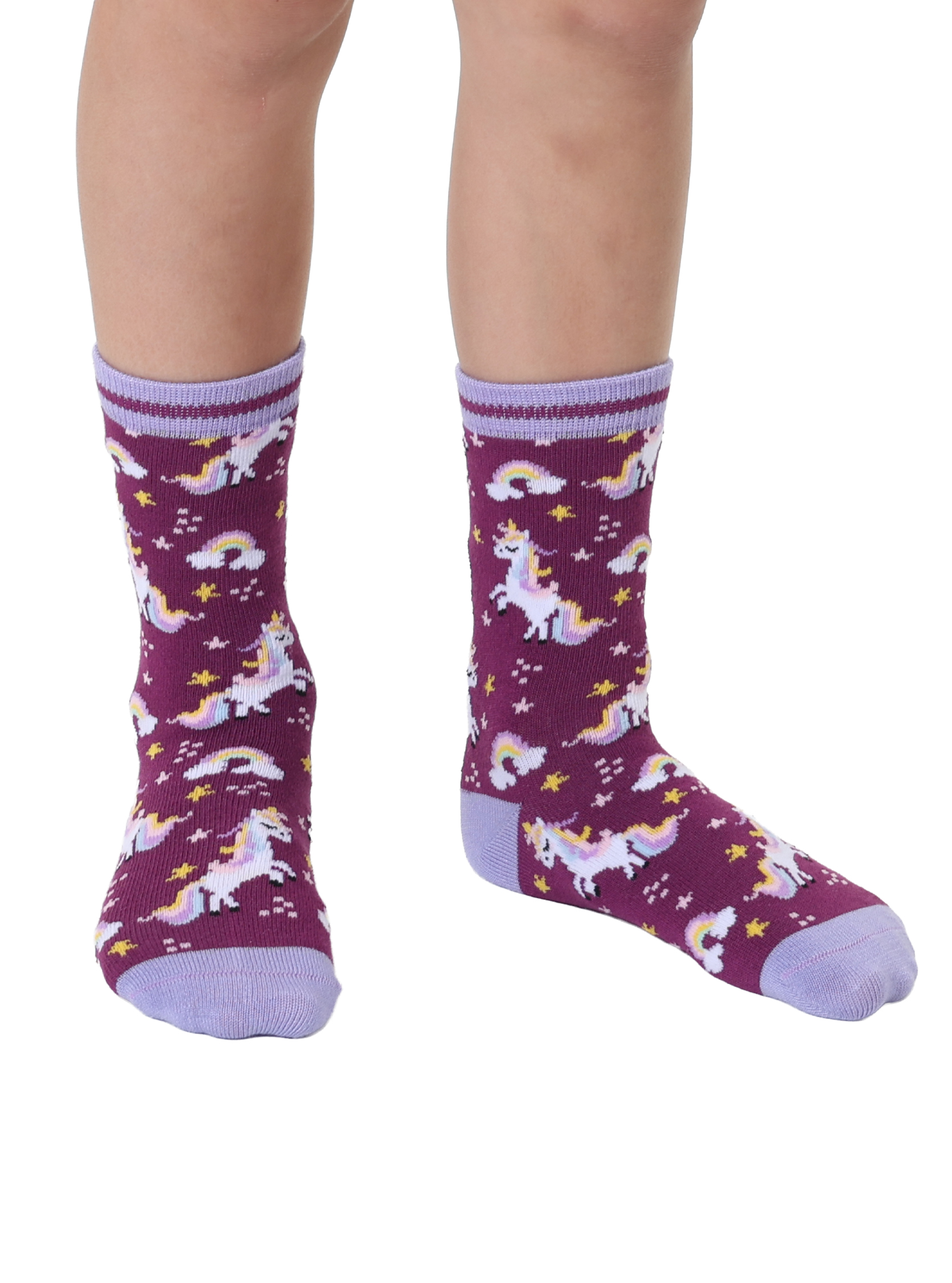 Picture of Unicorn Kids Bamboo Crew Socks