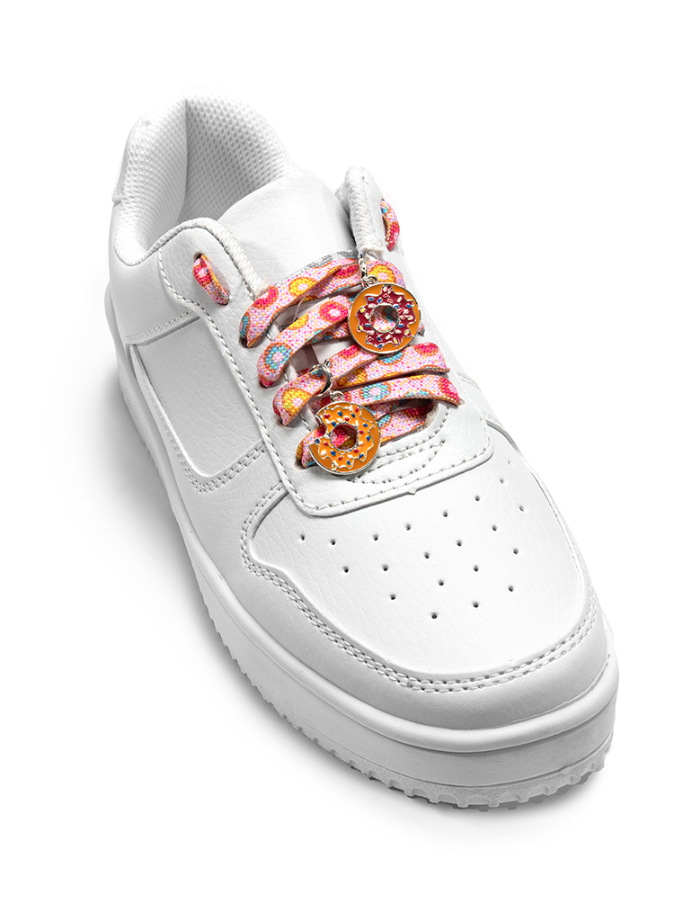 Picture of Donut Shoe Laces and Charm Set
