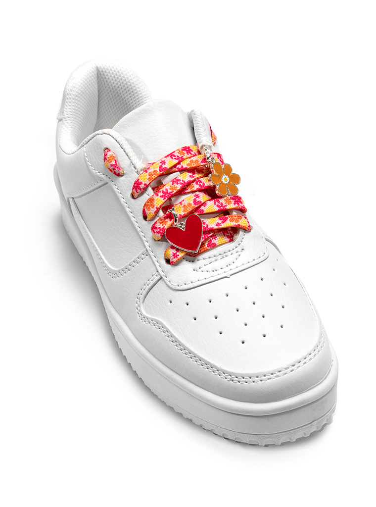 Picture of Heart Craze Shoe Laces and Charm Set
