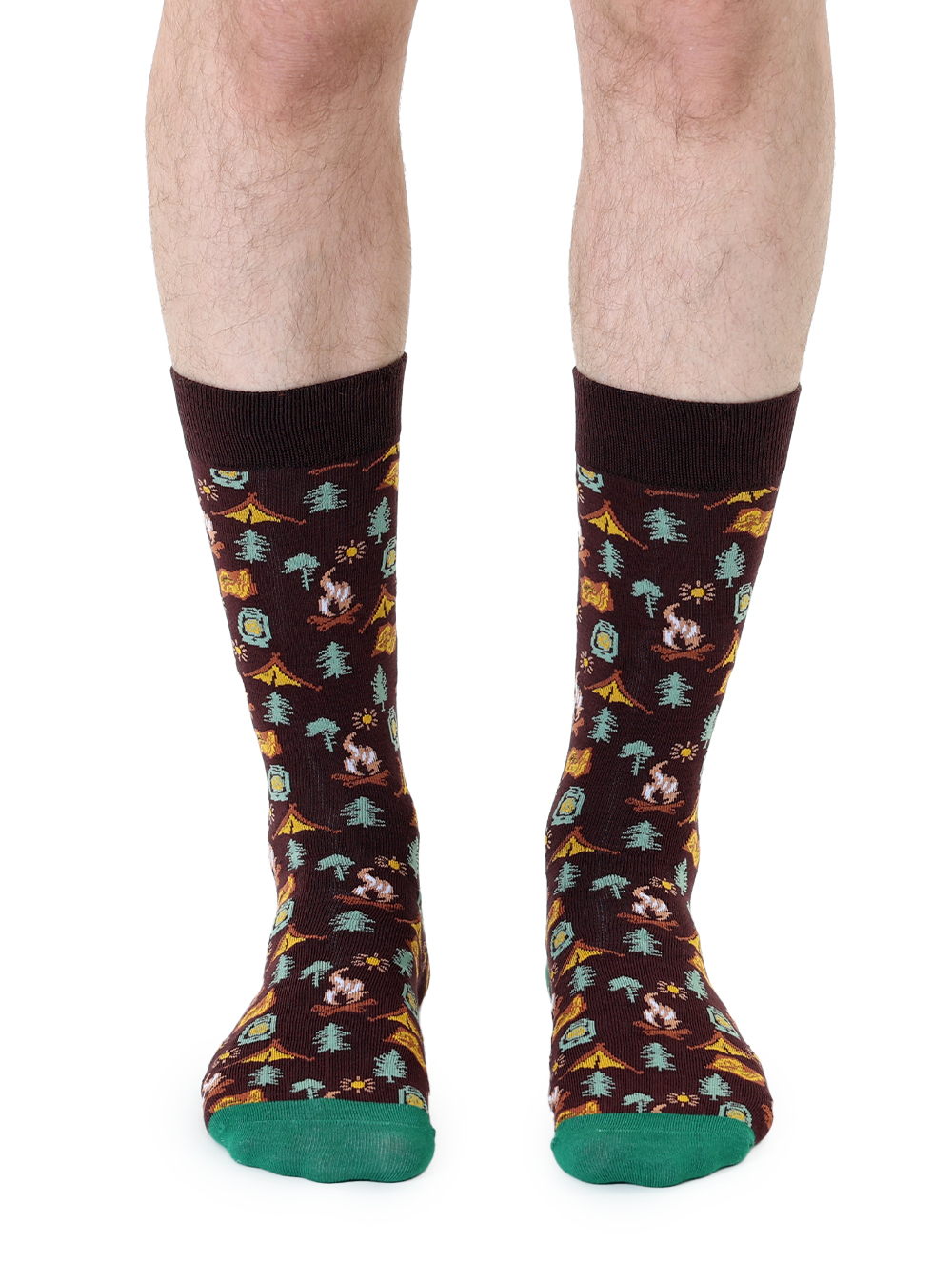 Picture of Camping Mens Bamboo Crew Socks