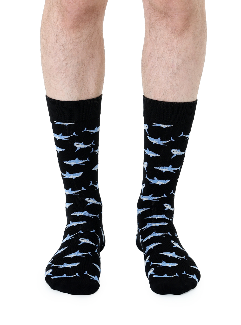 Picture of Shark Mens Bamboo Crew Socks