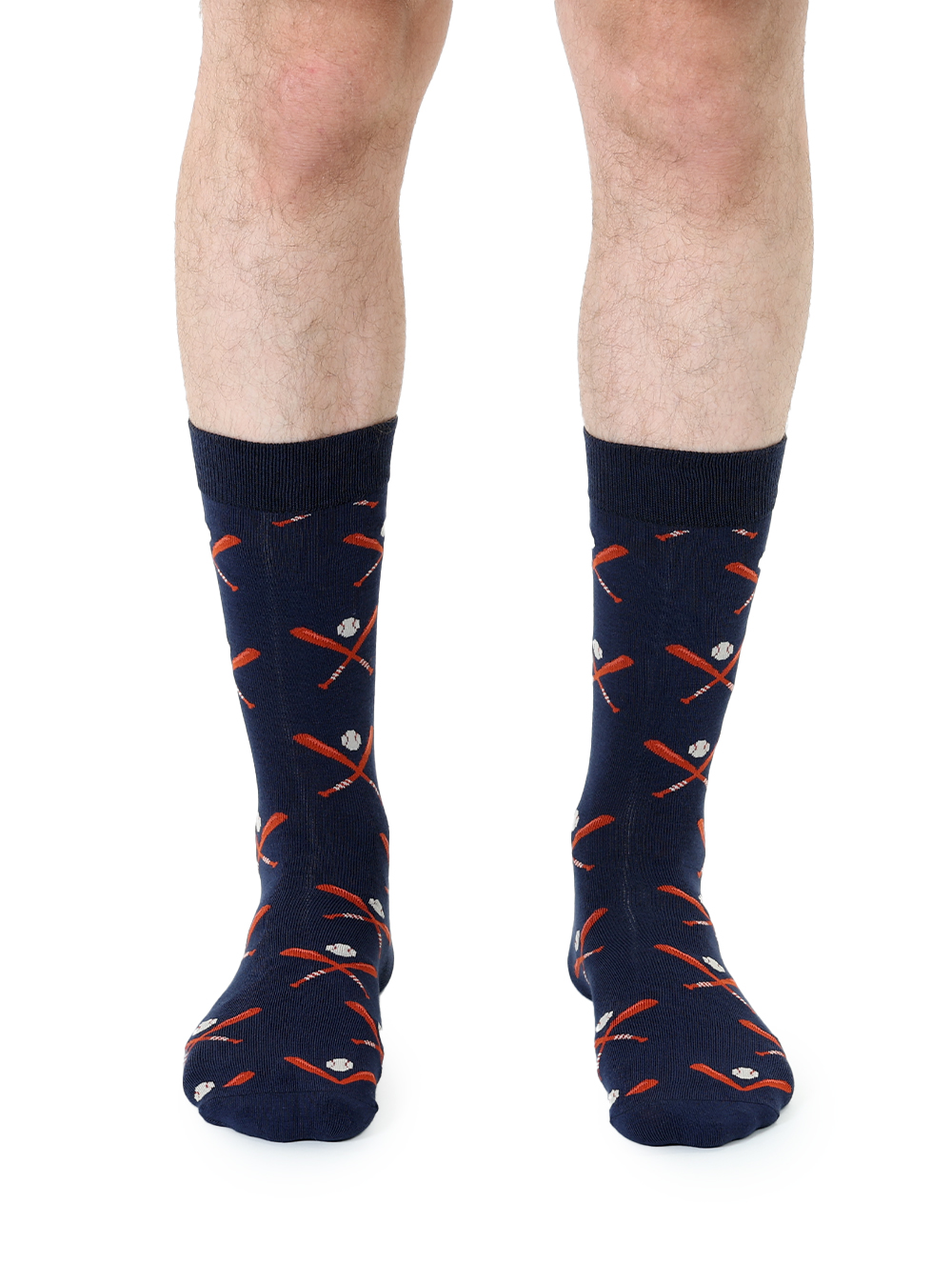 Picture of Baseball Mens Bamboo Crew Socks