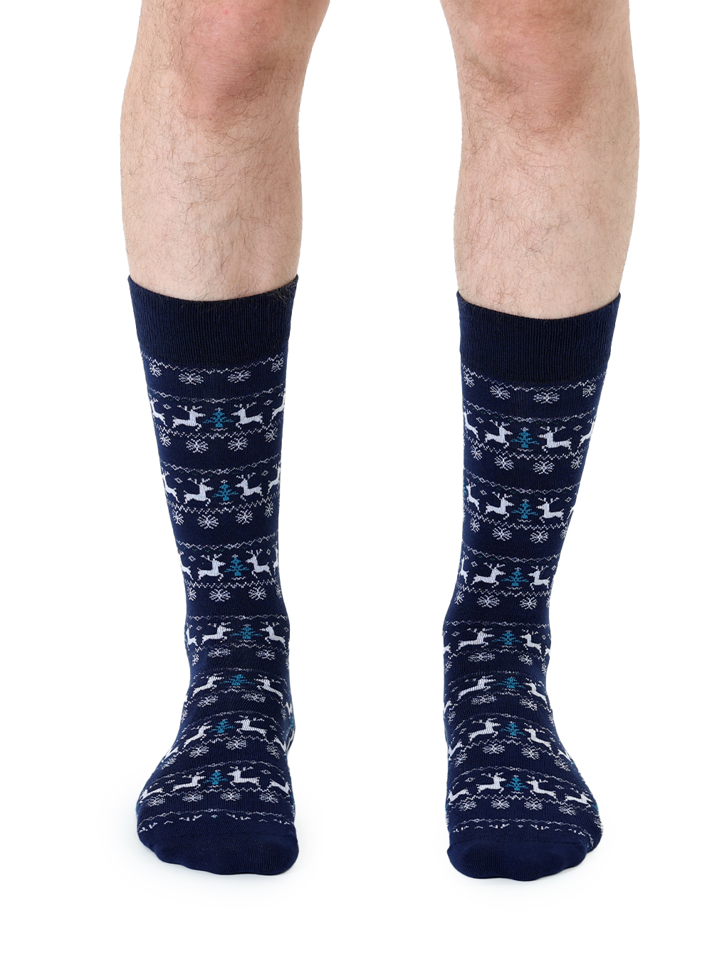 Picture of Reindeer Mens Bamboo Crew Socks