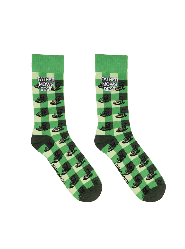 Picture of Father Mows Mens Bamboo Crew Socks