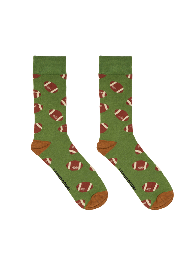 Picture of Football Mens Bamboo Crew Socks