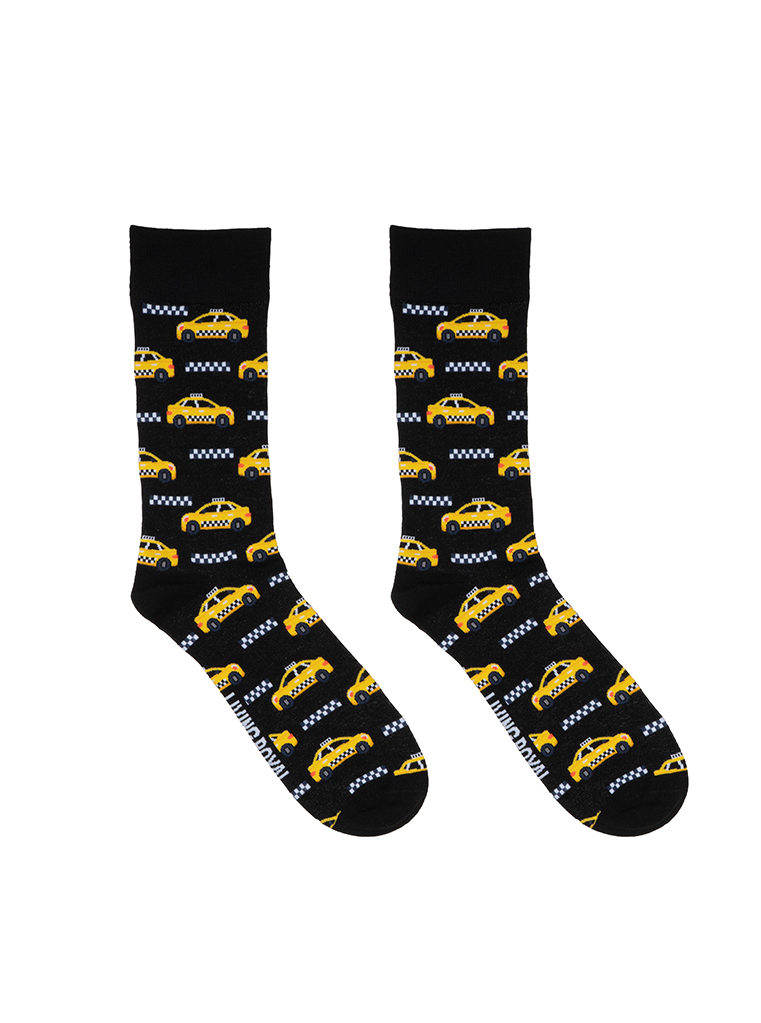 Picture of Taxi Mens Bamboo Crew Socks