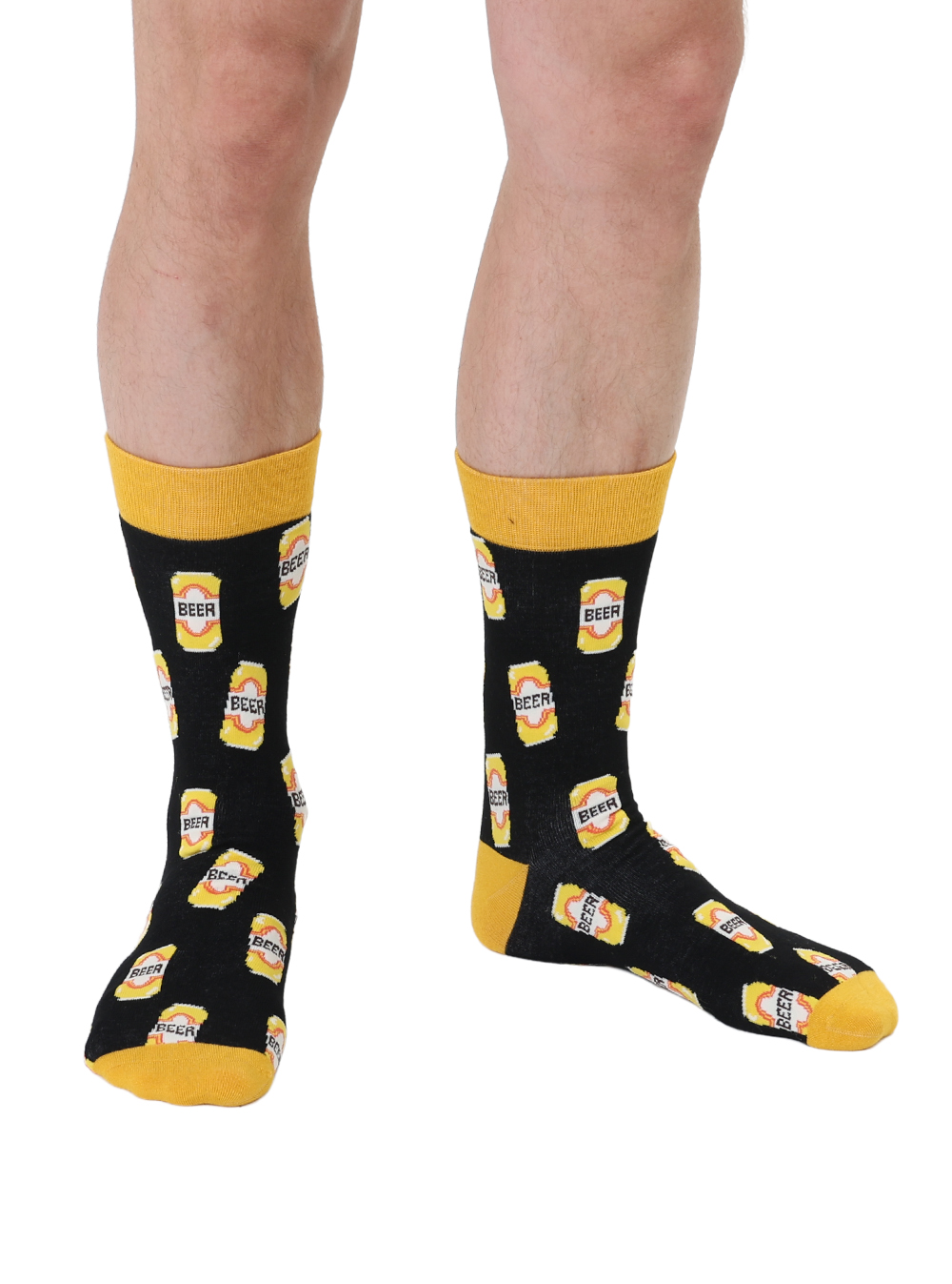 Picture of Beer Can Mens Bamboo Crew Socks