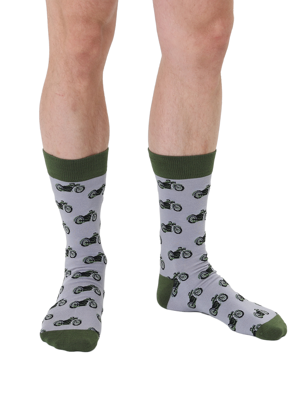 Picture of Motorcycle Mens Bamboo Crew Socks