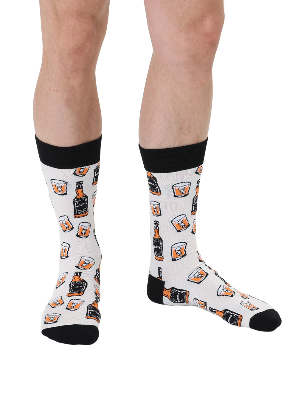 Picture of Whiskey Mens Bamboo Crew Socks