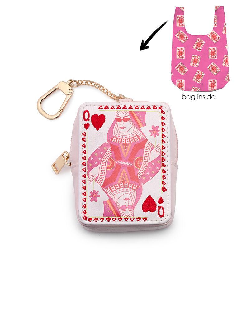 Picture of Queen  2 in 1 Bag Charm + Shopper Bag