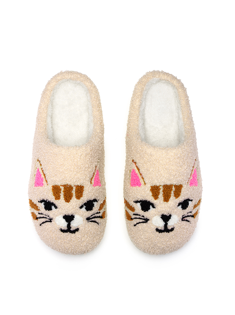 Picture of Cat Face Slippers Pack 2s/m 2m/l