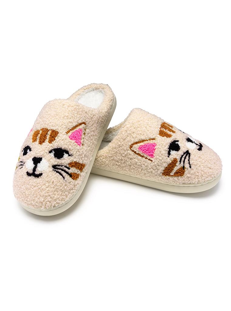 Picture of Cat Face Slippers Small/Medium
