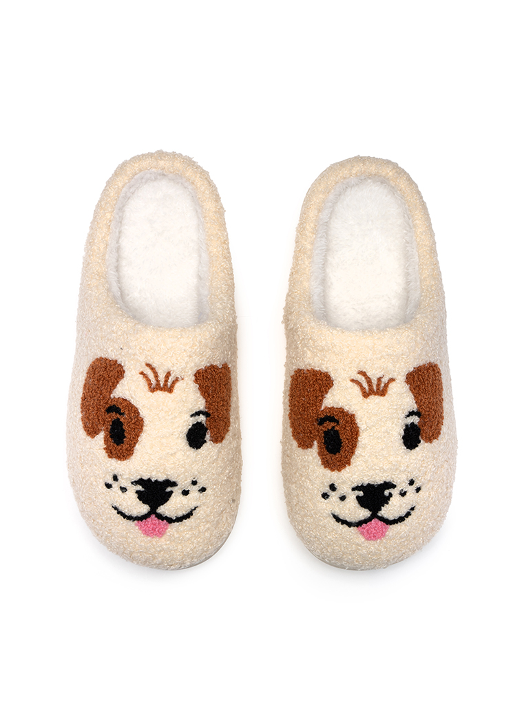 Picture of Dog Face Slippers Small/Medium