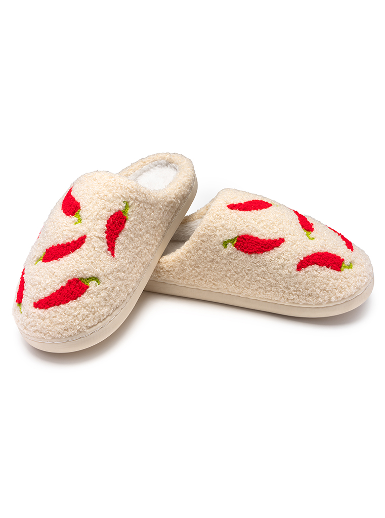 Picture of Chili Peppers Slippers Small/Medium