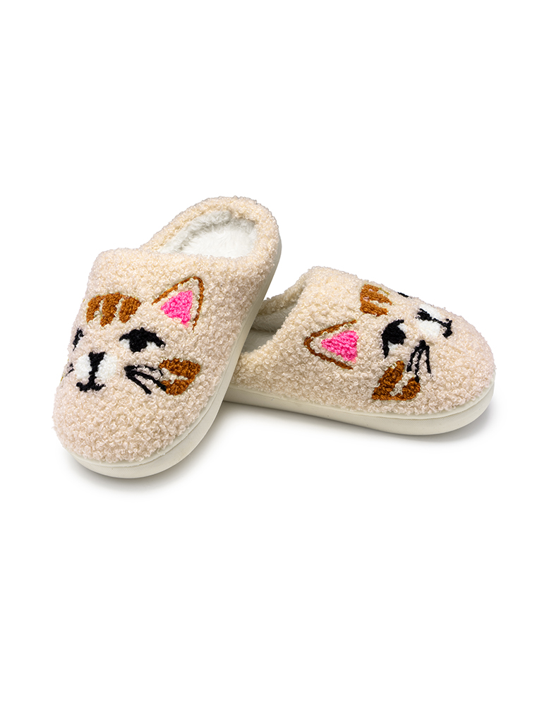 Picture of Cat Face Kids Slippers Lil