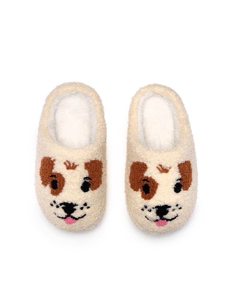 Picture of Dog Face Kids Slippers Big
