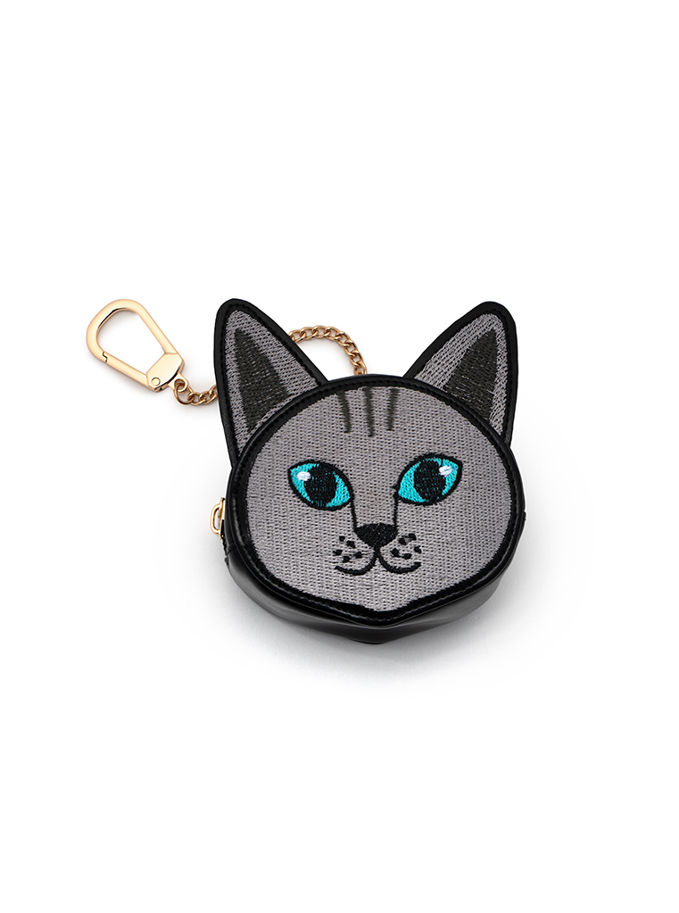 Picture of Cat 2 in 1 Bag Charm + Shopper Bag
