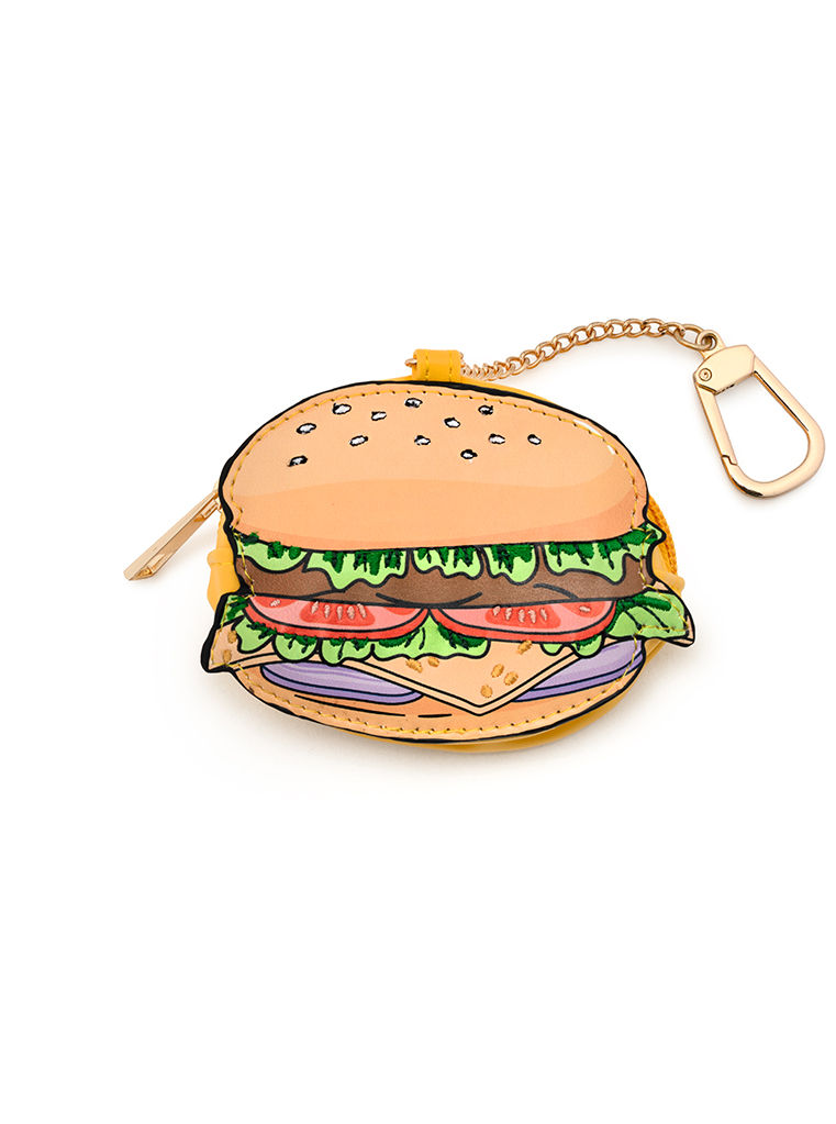 Picture of Burger 2 in 1 Bag Charm + Shopper Bag