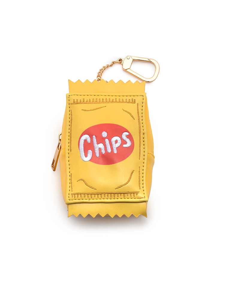 Picture of Chips 2 in 1 Bag Charm + Shopper Bag