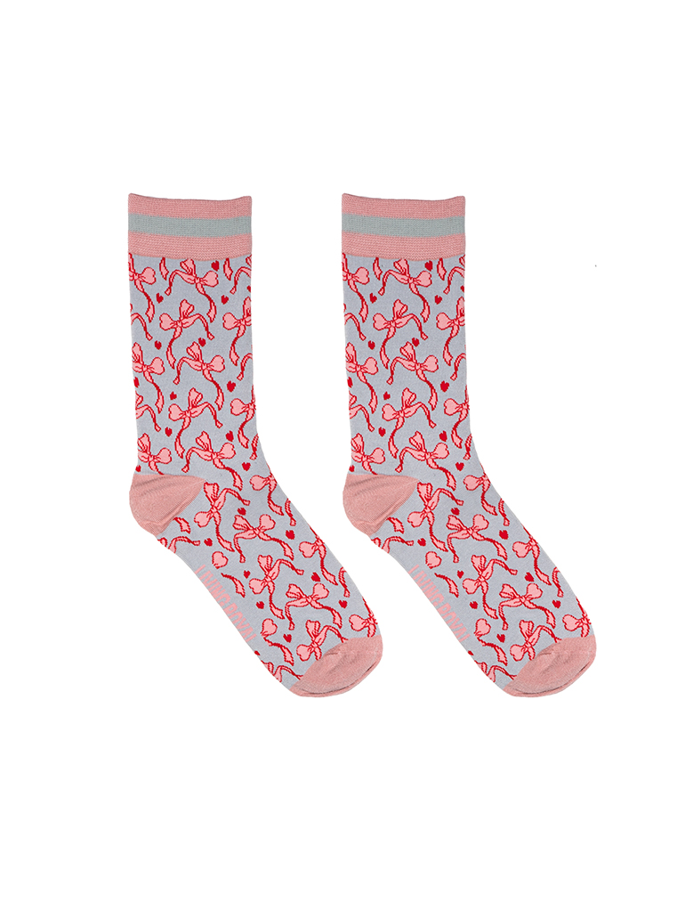 Picture of Bow Womens Bamboo Crew Socks