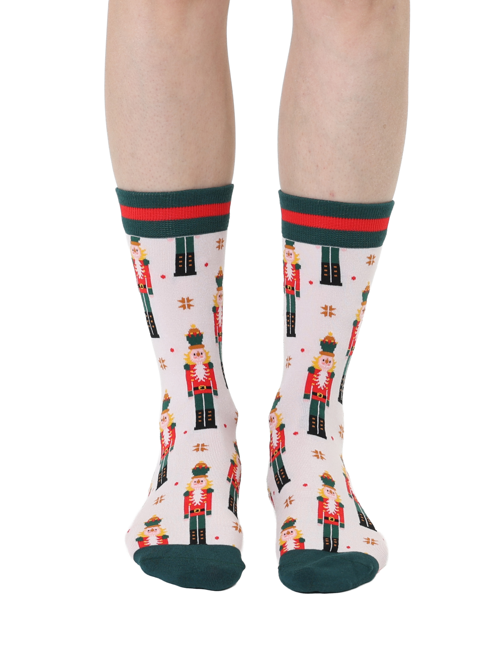 Picture of Nutcracker Women's Bamboo Crew Socks
