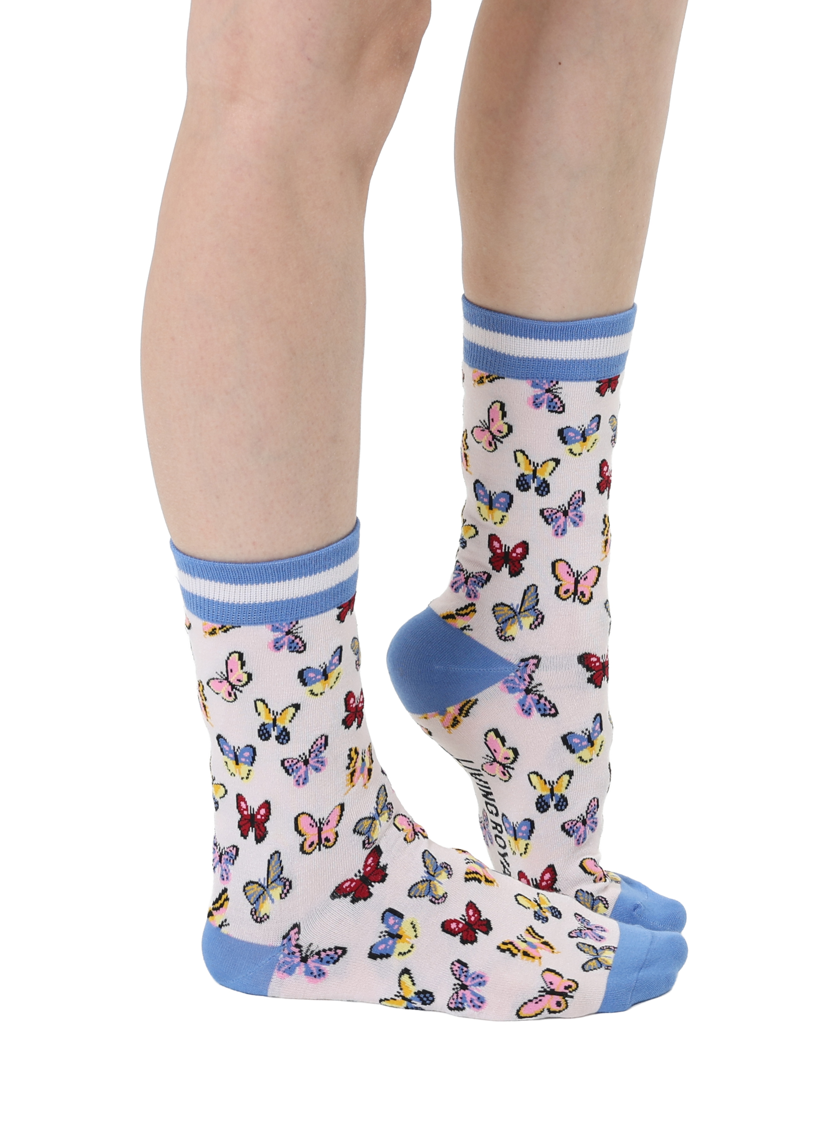 Picture of Butterfly Women's Bamboo Crew Socks