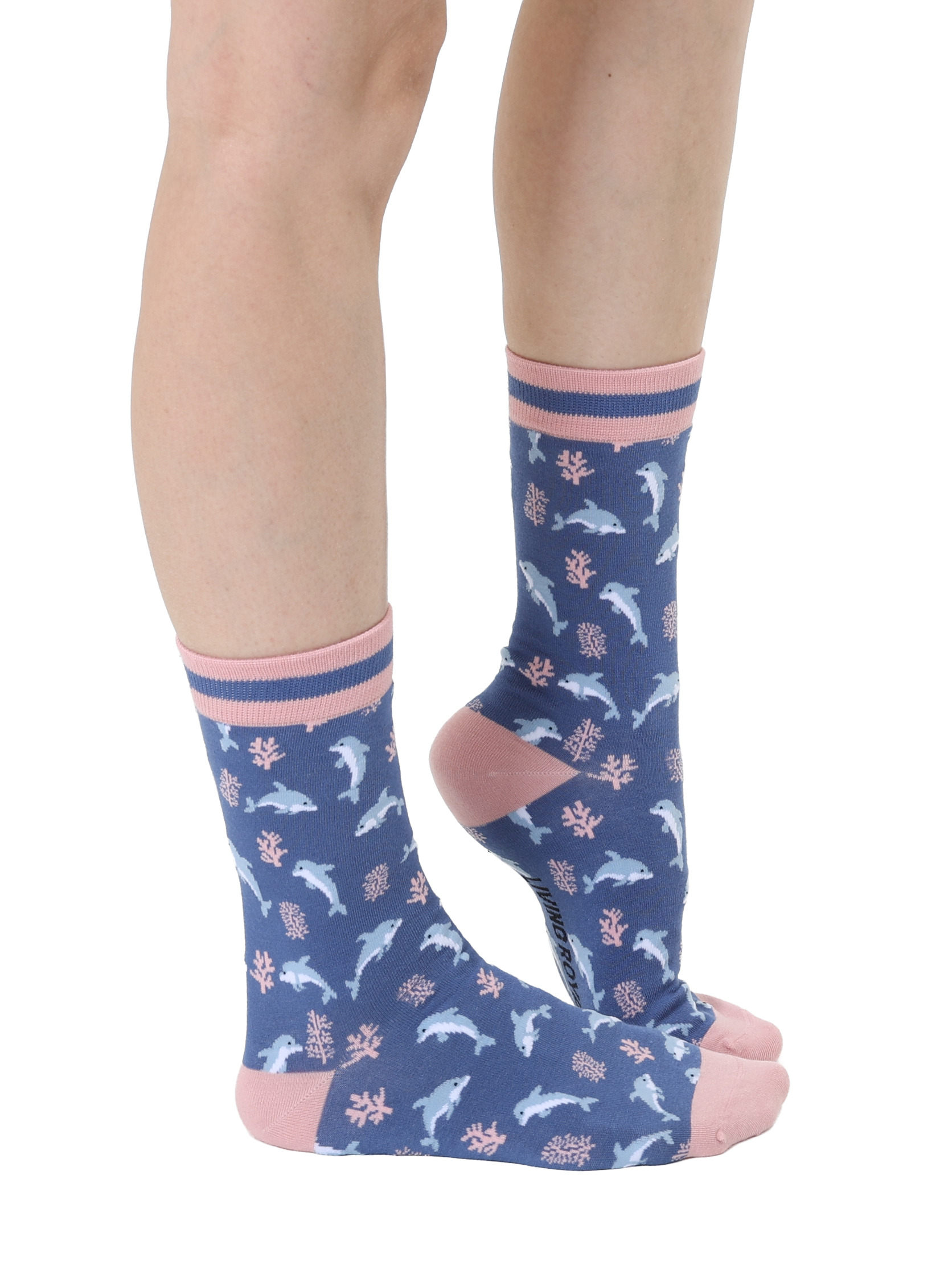 Picture of Dolphin Women's Bamboo Crew Socks