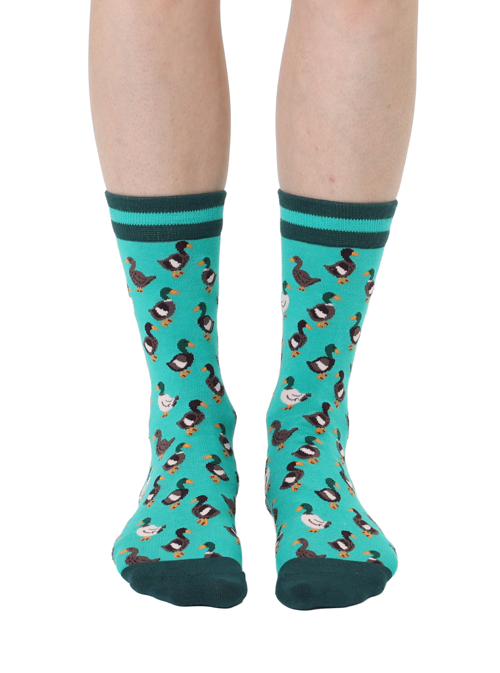 Picture of Mallard Duck Women's Bamboo Crew Socks
