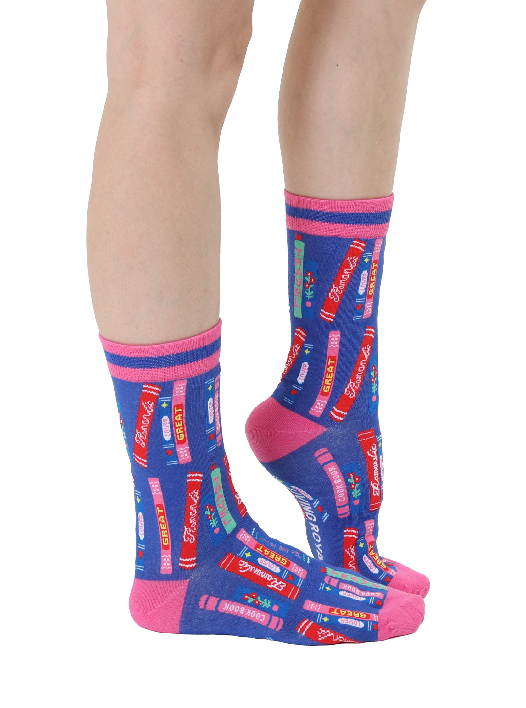 Picture of Book Club Women's Bamboo Crew Socks