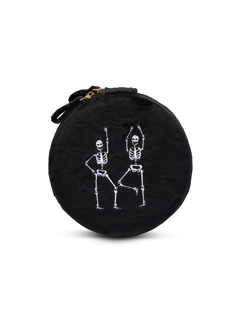 Picture of Dancing Skull Jewelry Zip Case