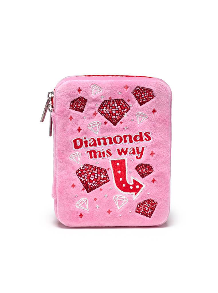 Picture of Diamonds Jewelry Zip Case