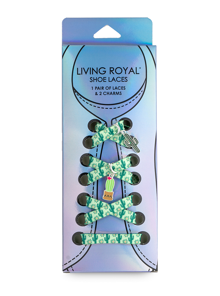 Picture of Cactus Shoe Laces and Charm Set