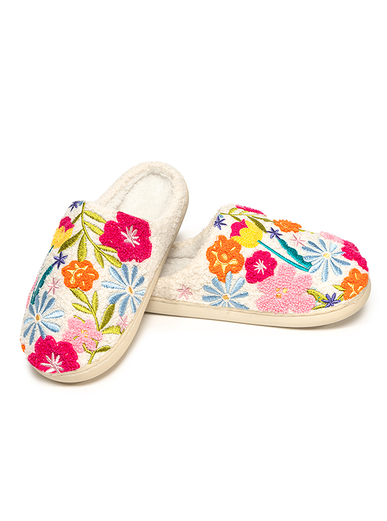 Picture of Flower Bloom Slippers Medium/ Large