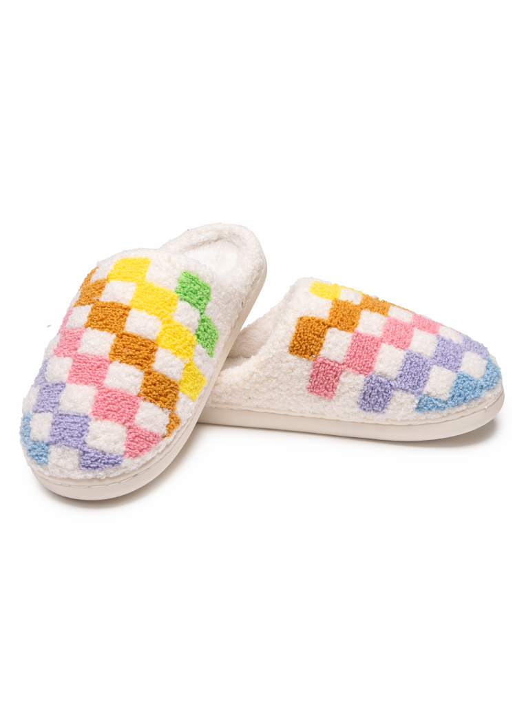 Picture of Rainbow Checker Slippers Pack 2s/m 2m/l