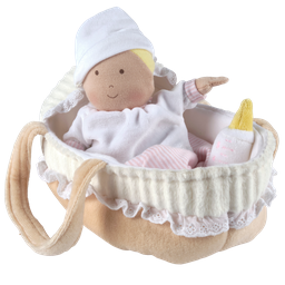 Picture of Carry Cot- with Baby Grace, bottle and blanket
