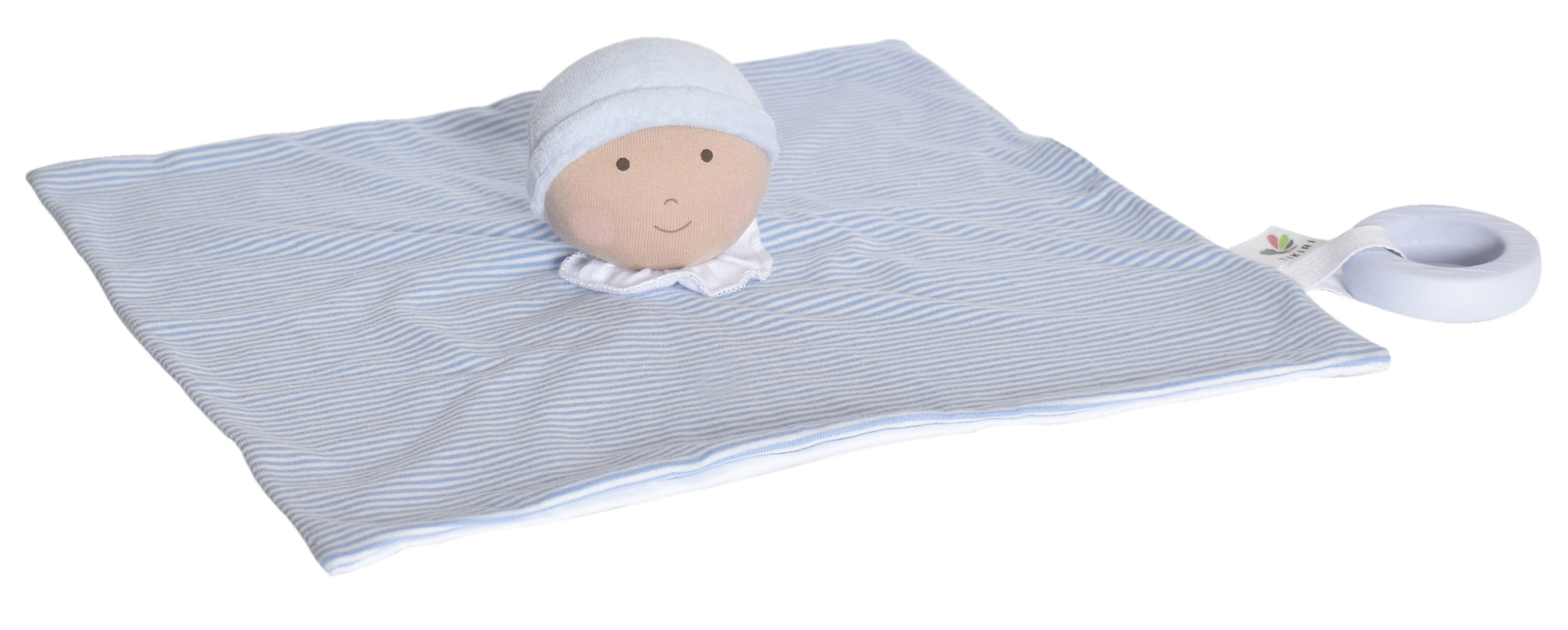 Picture of Cherub Baby Comforter w/Rubber Teether (Blue)