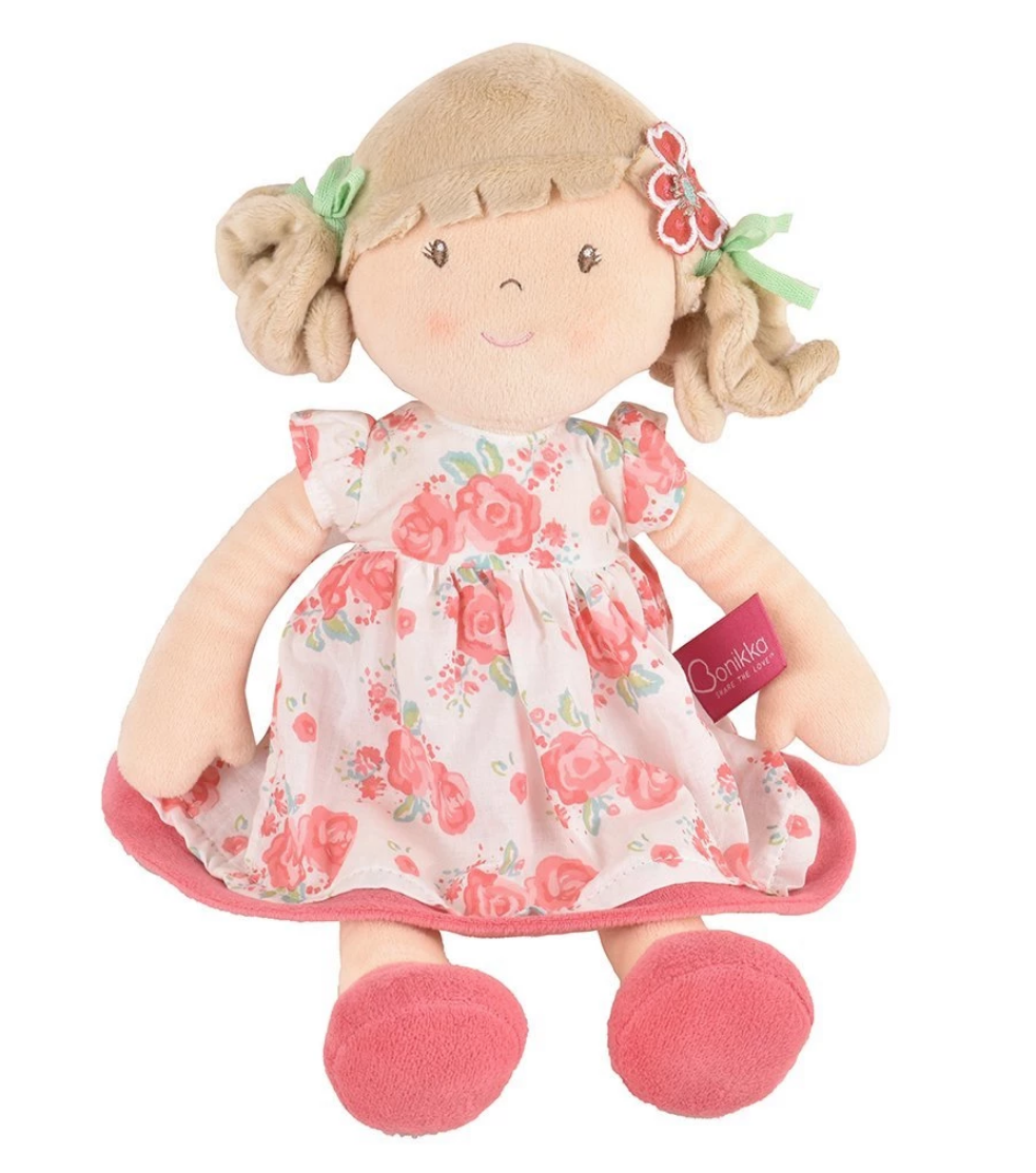 Picture of Scarlet  Beige Hair with Pink Floral Dress